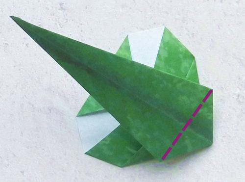 origami heart shaped leaf folding instructions