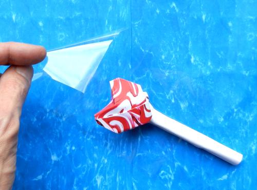 Origami Heart Shaped Lollipop