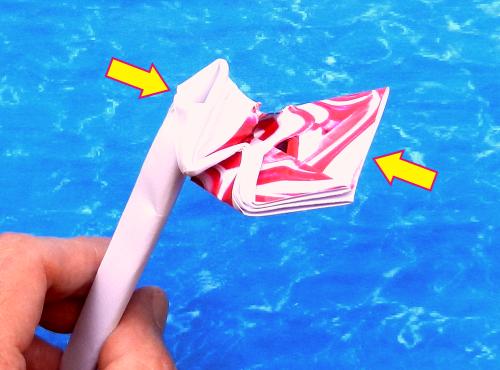Origami Heart Shaped Lollipop diagrams