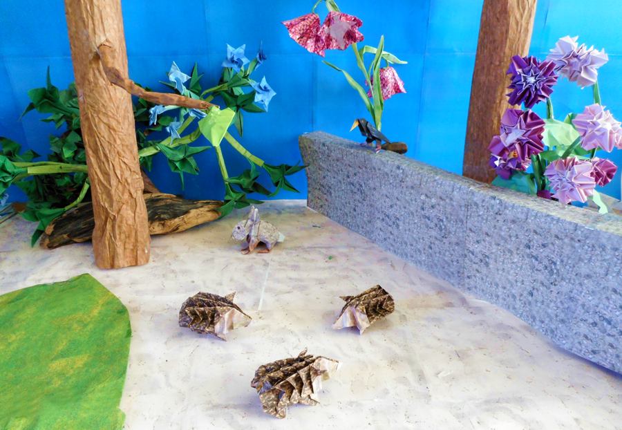 Papercraft garden Papercraft garden