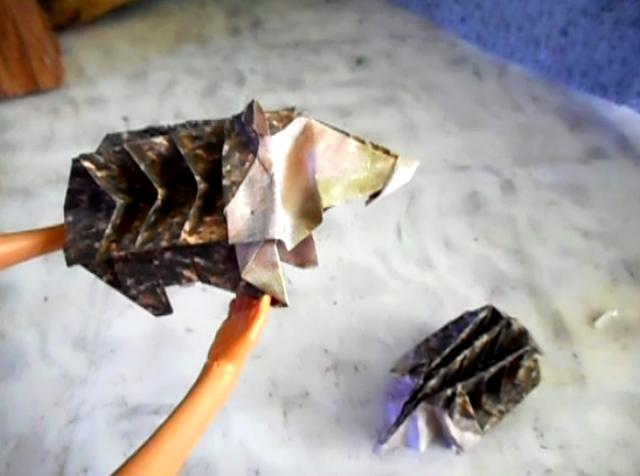 Origami Hedgehog Origami Hedgehog