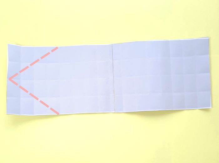 Origami hoge hakken vouwen