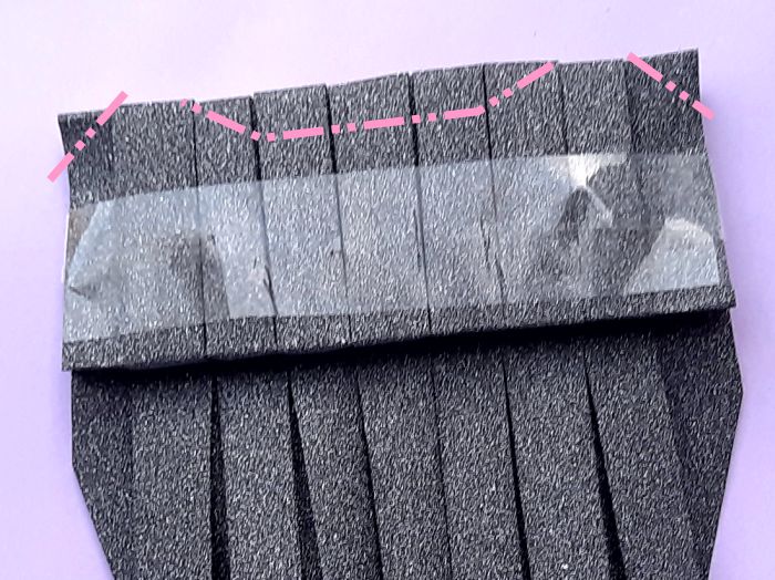 Fold an Origami High Low Dress