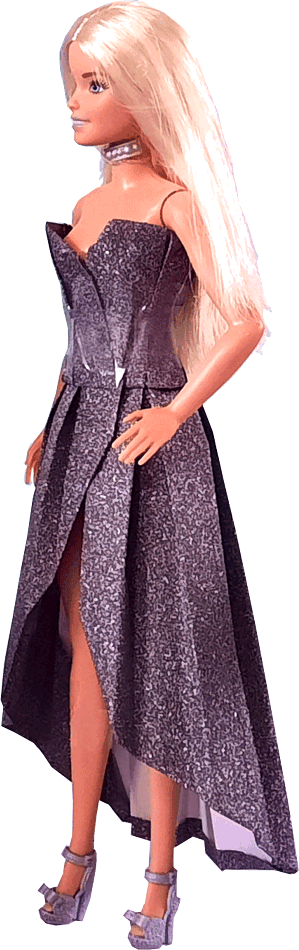Origami High-Low Dress