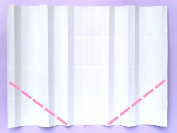 Fold an Origami High Low Dress