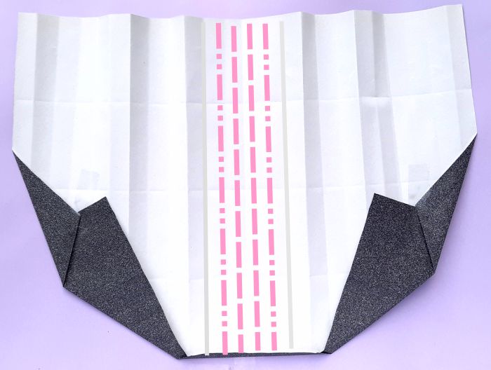 Fold an Origami High Low Dress