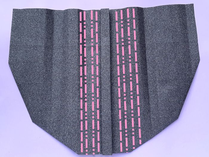 Fold an Origami High Low Dress