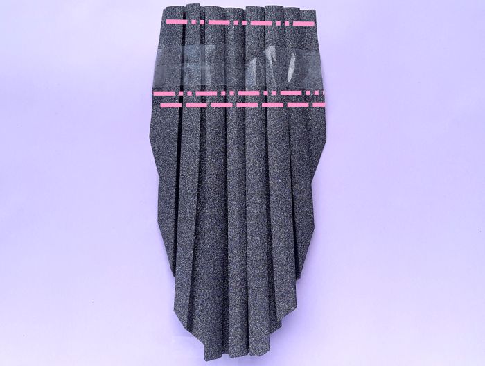 Fold an Origami High Low Dress