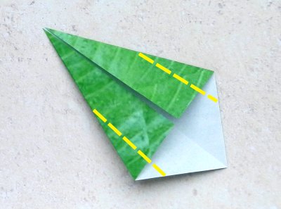 origami holly leaf folding instructions