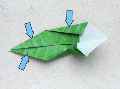 origami holly leaf folding instructions