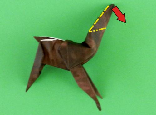 How to fold an Origami Horse