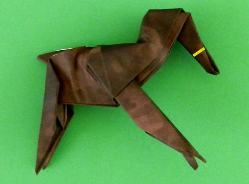 een Paard van papier maken een Paard van papier maken