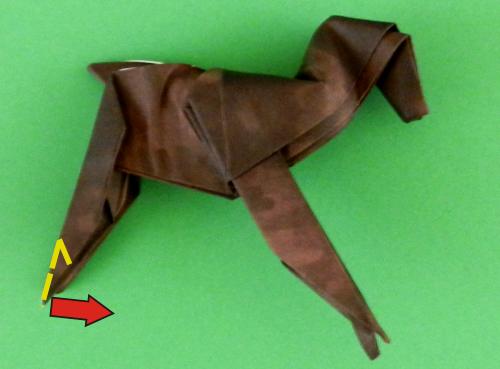 How to fold an Origami Horse