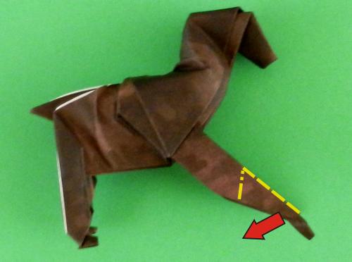 How to fold an Origami Horse