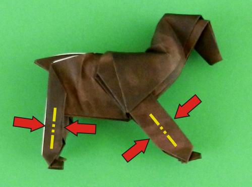 How to fold an Origami Horse