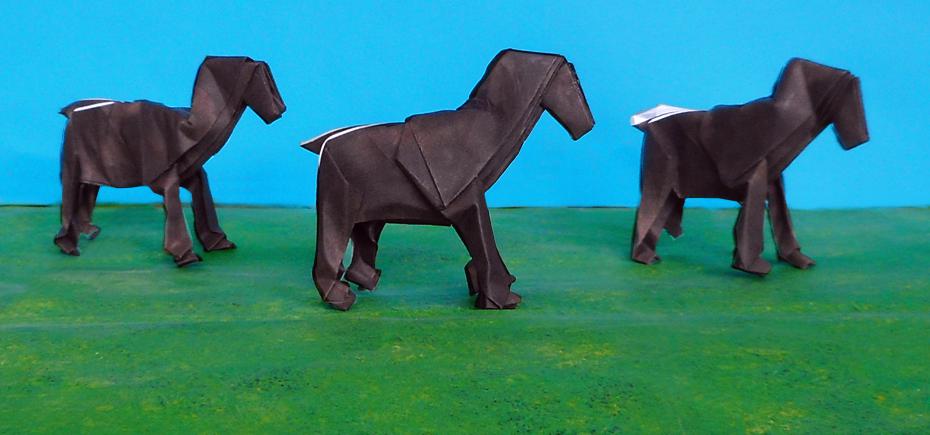 Origami Paarden Origami Paarden