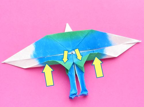 Fold an Origami human