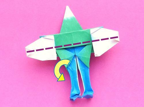 Fold an Origami human Fold an Origami human