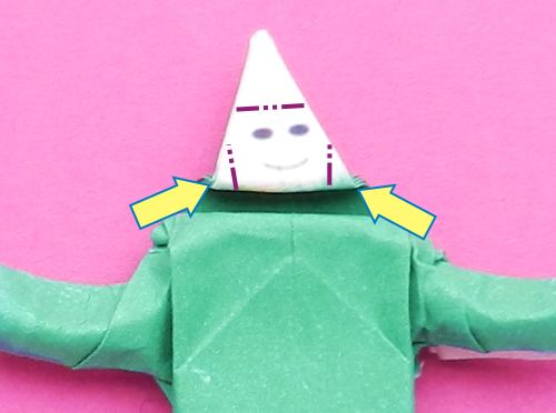 Fold an Origami human Fold an Origami human