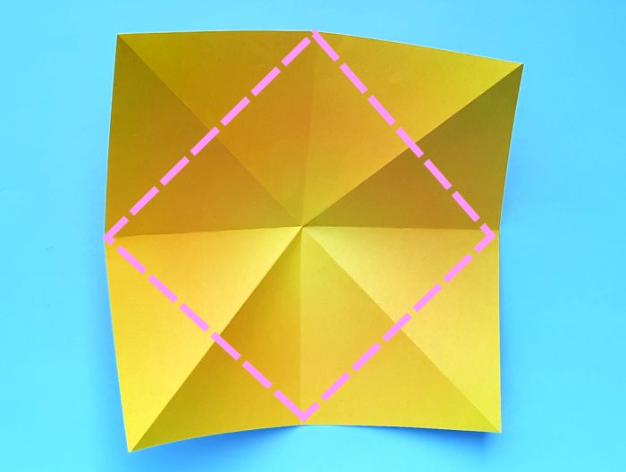 Origami Hyacint maken