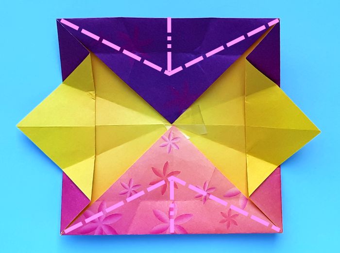 Origami Hyacint maken