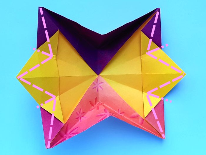 Origami Hyacint maken