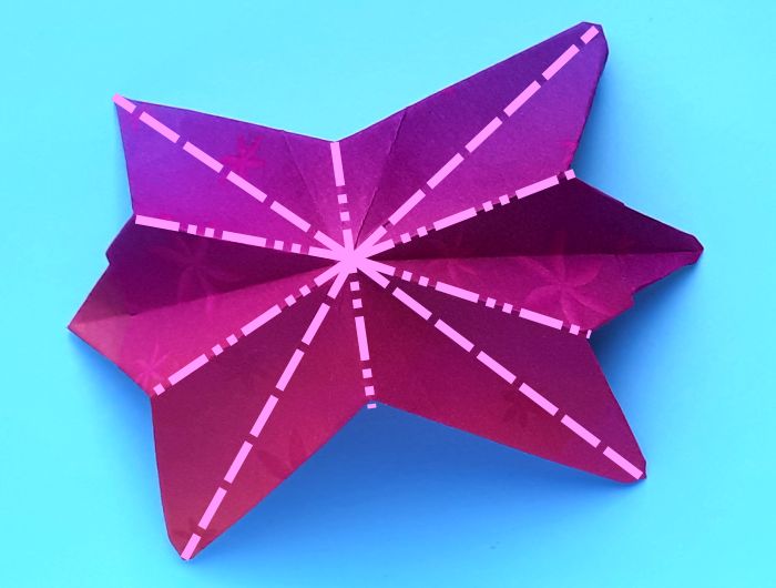 Origami Hyacint maken
