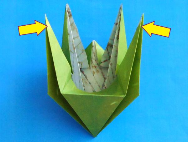 Origami insect vouwen