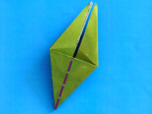 Origami insect vouwen