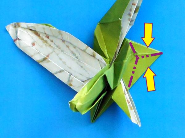 Origami insect vouwen Origami insect vouwen