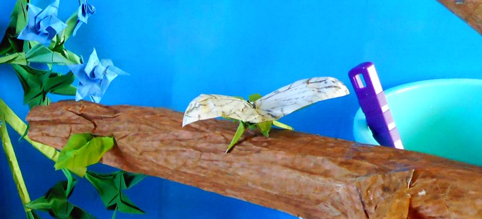 Origami Megaloptera Insect