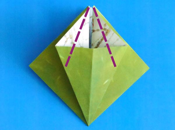 Origami insect vouwen Origami insect vouwen