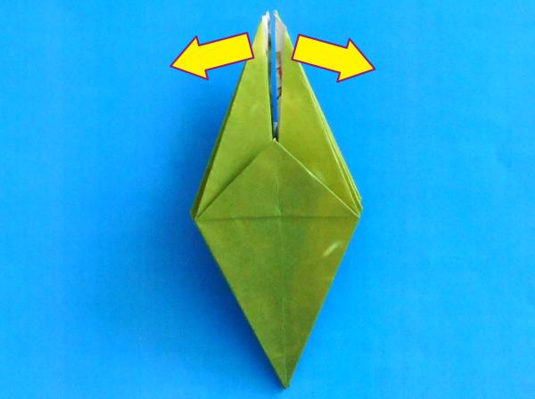 Origami insect vouwen