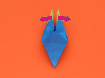 Fold an Origami Iris flower