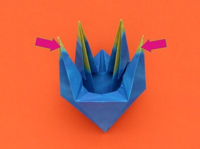 Fold an Origami Iris flower