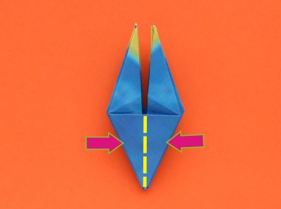 Fold an Origami Iris flower