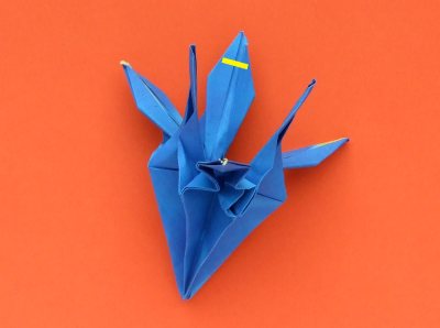 Fold an Origami Iris flower