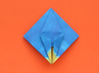 Fold an Origami Iris flower