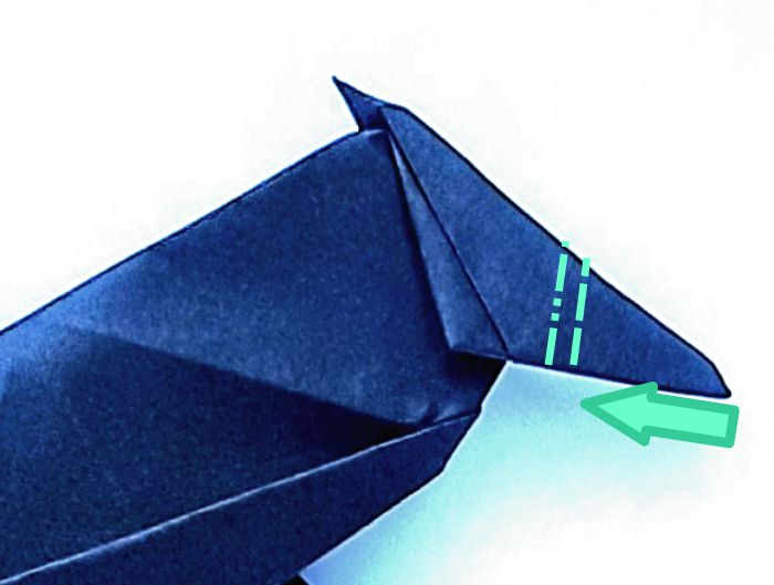 Origami Japanse Vogel vouwen