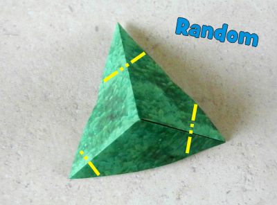 een japans origami boompje van papier knutselen