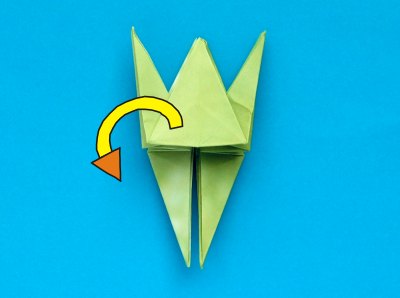 Origami Kikker vouwen