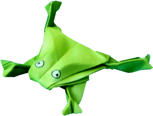 Origami Kikker