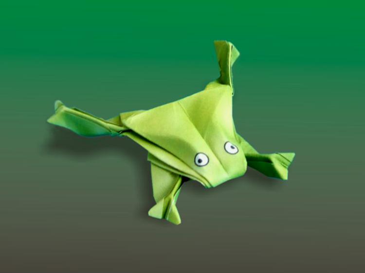 Origami Kikker