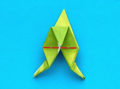 easy origami jumping frog folding instructions