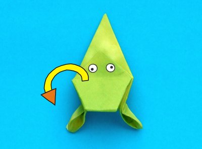 easy origami jumping frog folding instructions