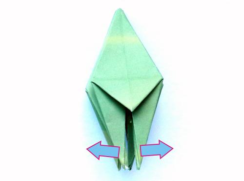 Fold an Origami jumping Grasshopper