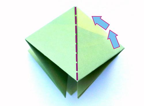 Fold an Origami jumping Grasshopper