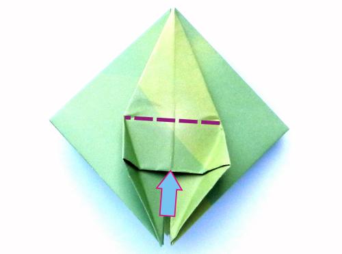 Fold an Origami jumping Grasshopper