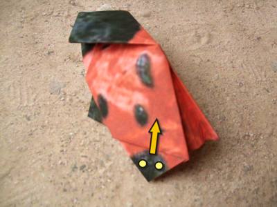 origami lieveheersbeestje origami lieveheersbeestje