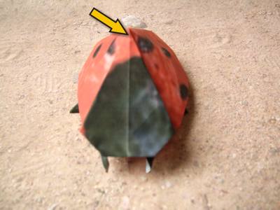 origami ladybug